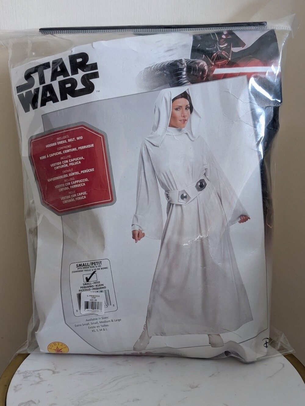 Star Wars Rubies Deluxe Adults Princess Leia Halloween costume Size Small